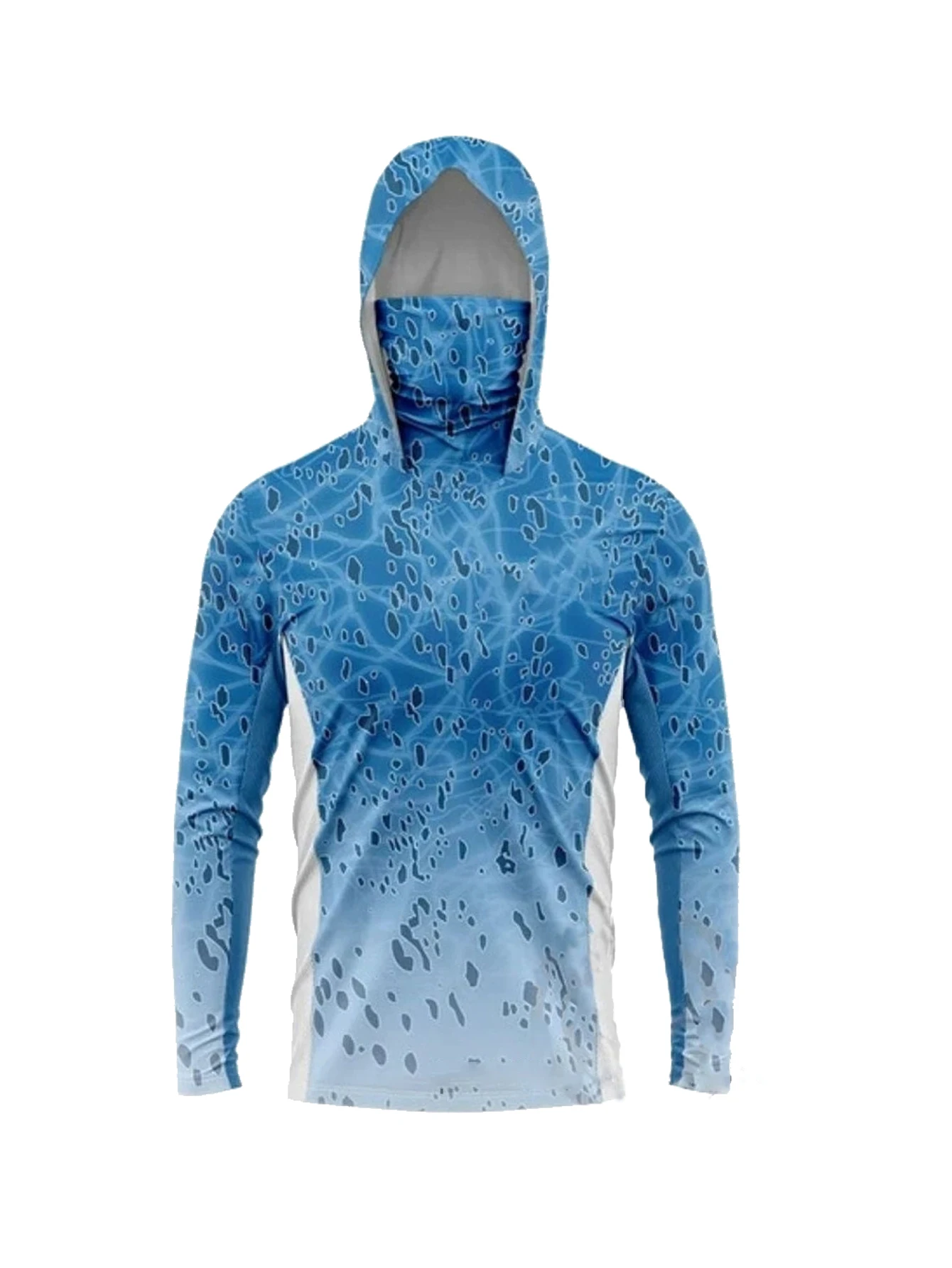 Hunting & Outdoor Supplies Photos - Men Long Sleeve Fishing Hoodie Mask