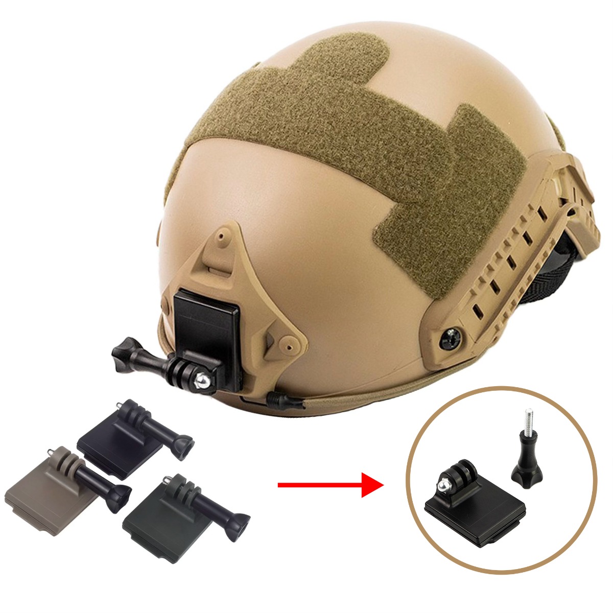 Hunting Outdoor Camera - FAST Tactical Helmet NVG Helmet Adapter