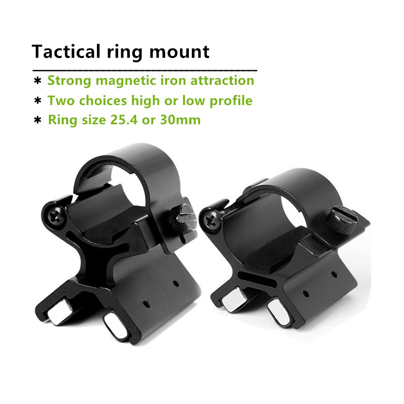 Hunting & Outdoor Supplies Photos - Tactical Adjustable Aluminum 25.4mm Scope Flashlight