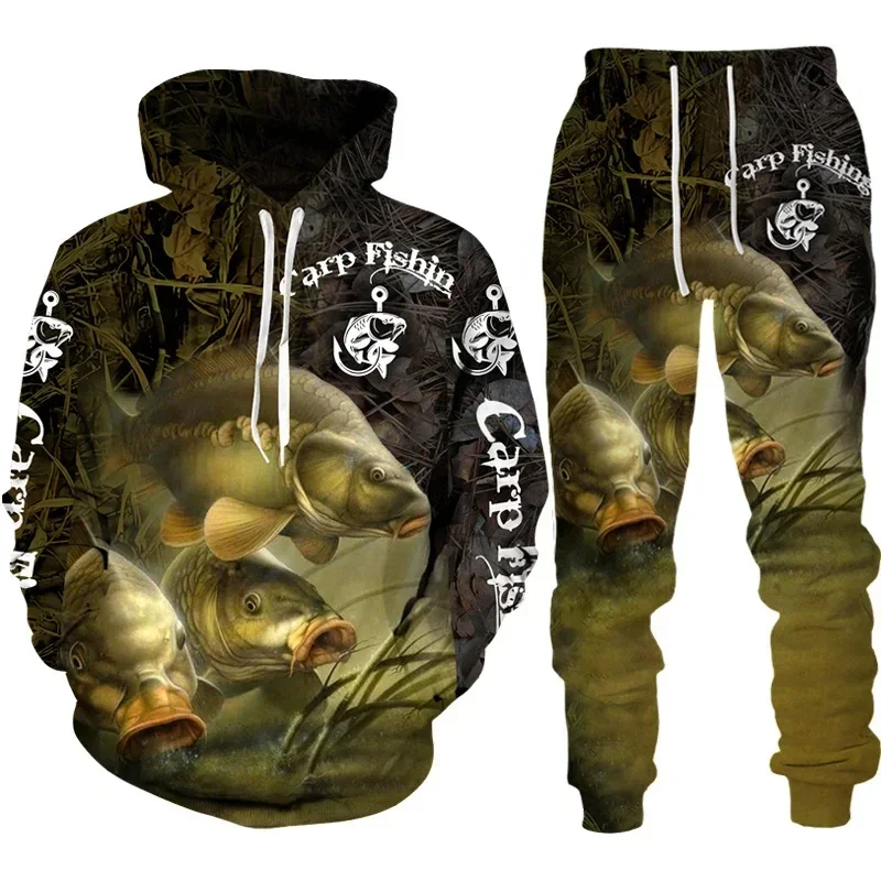 Cool Carp Fishing 3D Printed U - Outdoor Hunting Hoodie 评论和价格