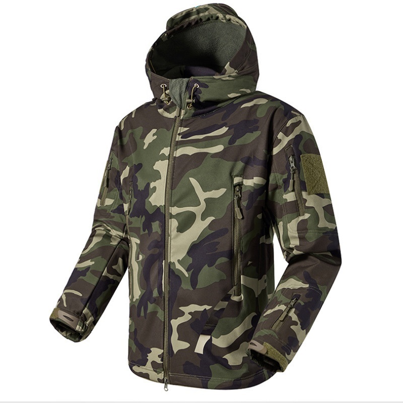 Men's Camouflage Waterproof Ja - Outdoor Hunting Hoodie 评论和价格