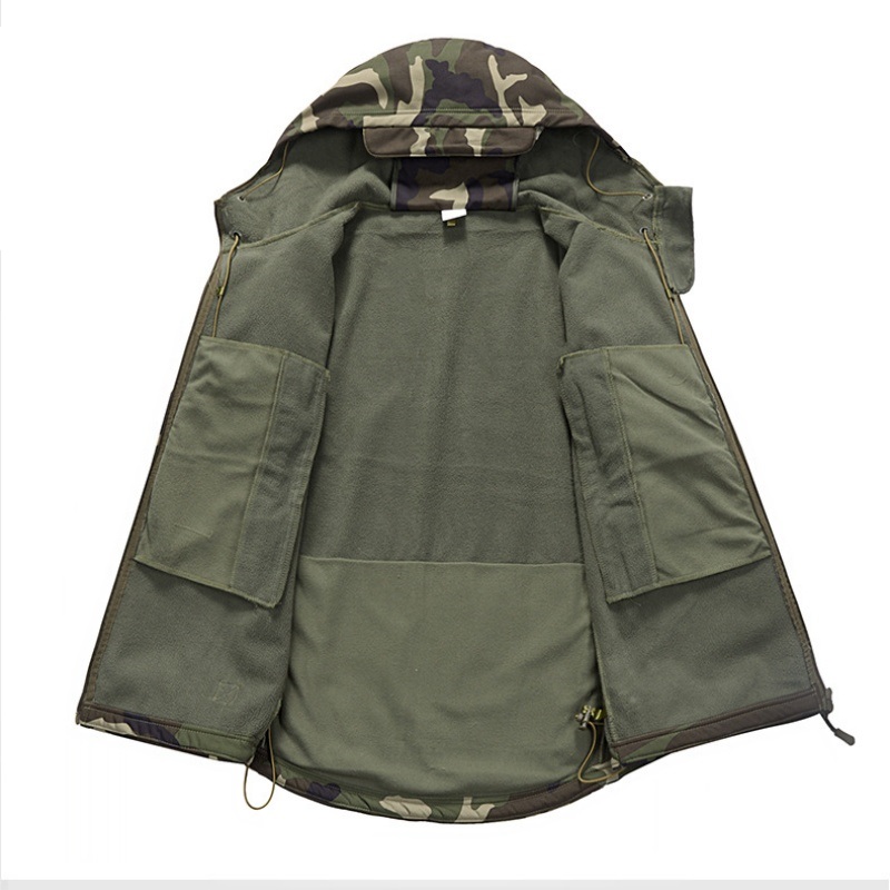 Men's Camouflage Waterproof Ja - Outdoor Hunting Hoodie 评论和价格