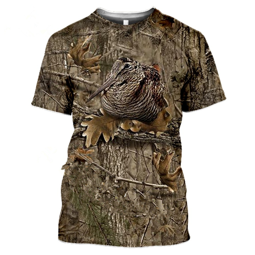 Summer Casual Men's T-shirt Fa - Outdoor Hunting T Shirts 评论和价格