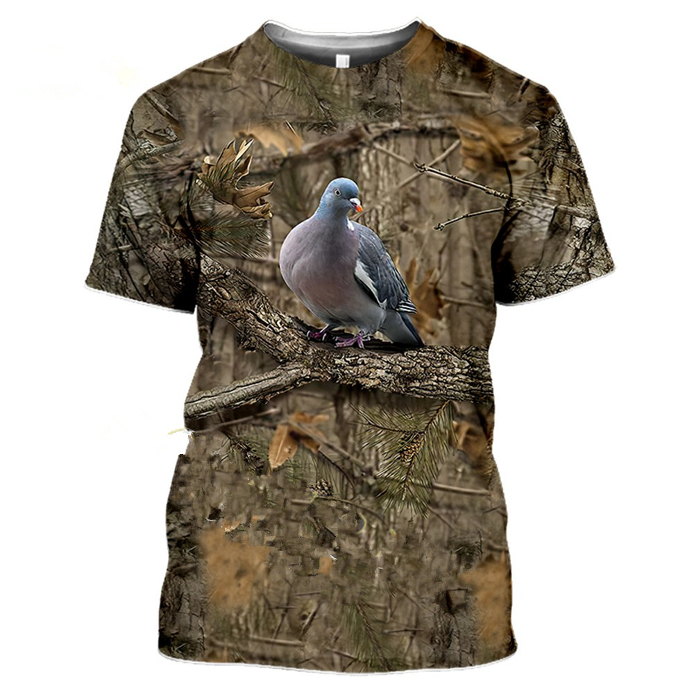 Summer Casual Men's T-shirt Fa - Outdoor Hunting T Shirts 评论和价格