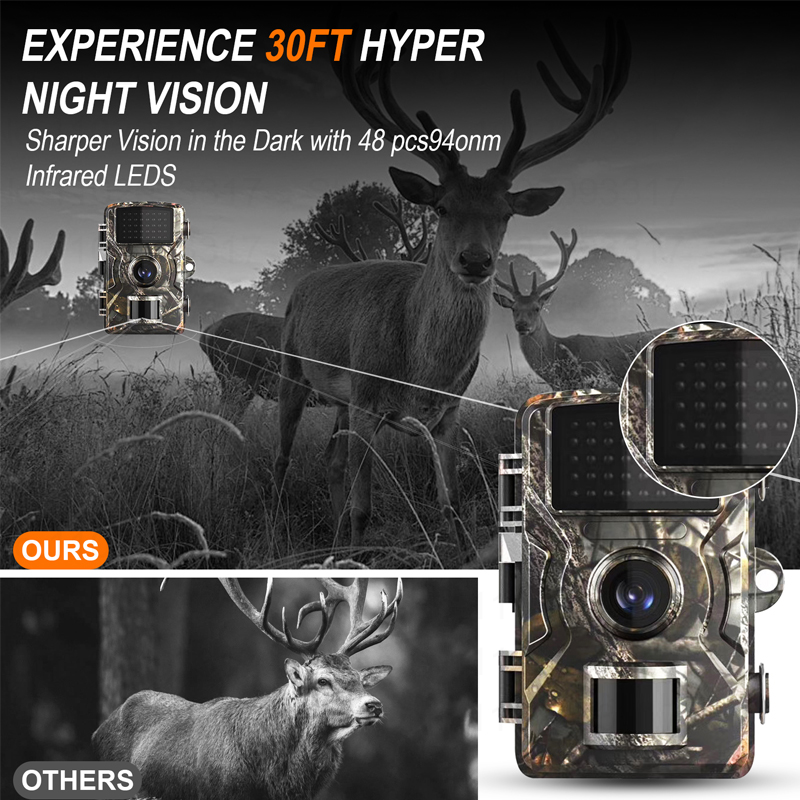Wildlife Trail Cameras 16MP 10 - Hunting Outdoor Camera 评论和价格