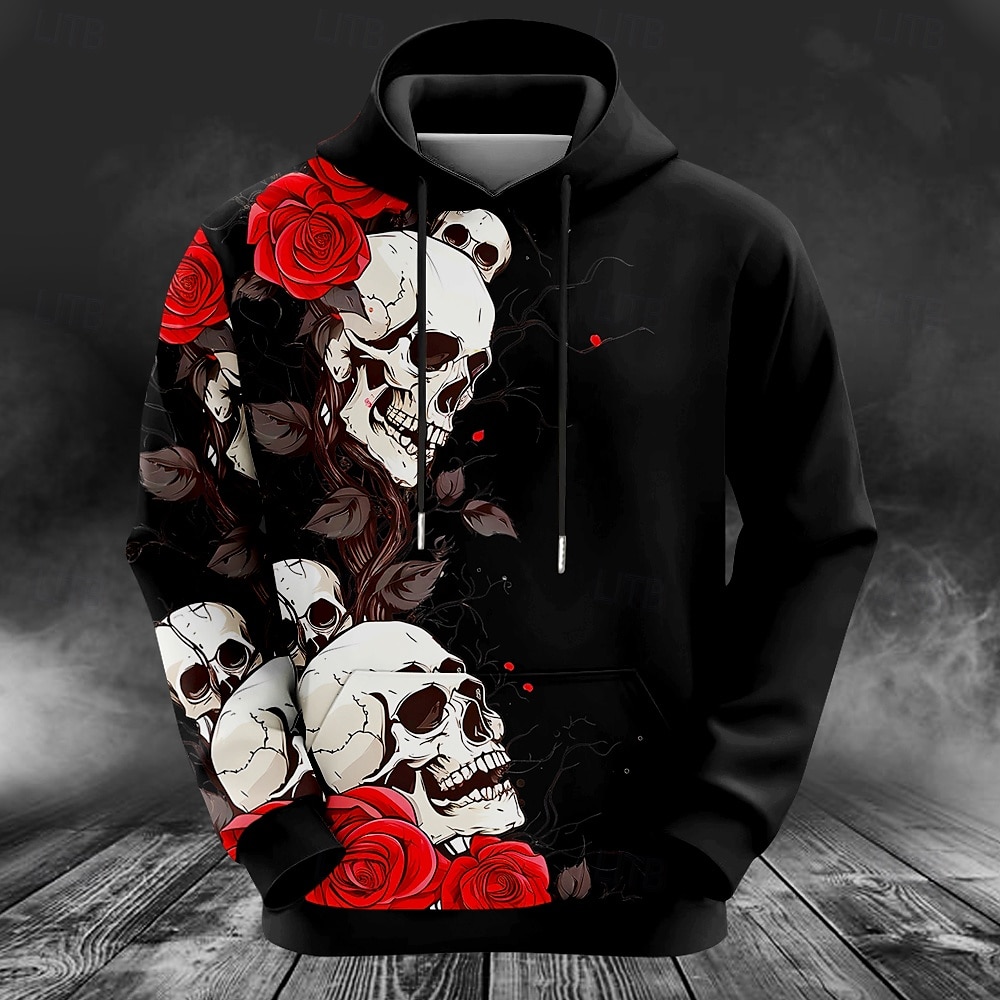 Men's Deer print Hoodie Sweats - Outdoor Hunting Hoodie 评论和价格