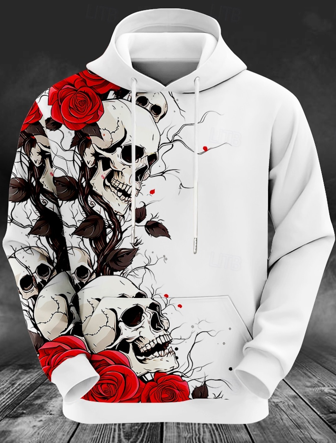 Men's Deer print Hoodie Sweats - Outdoor Hunting Hoodie 评论和价格