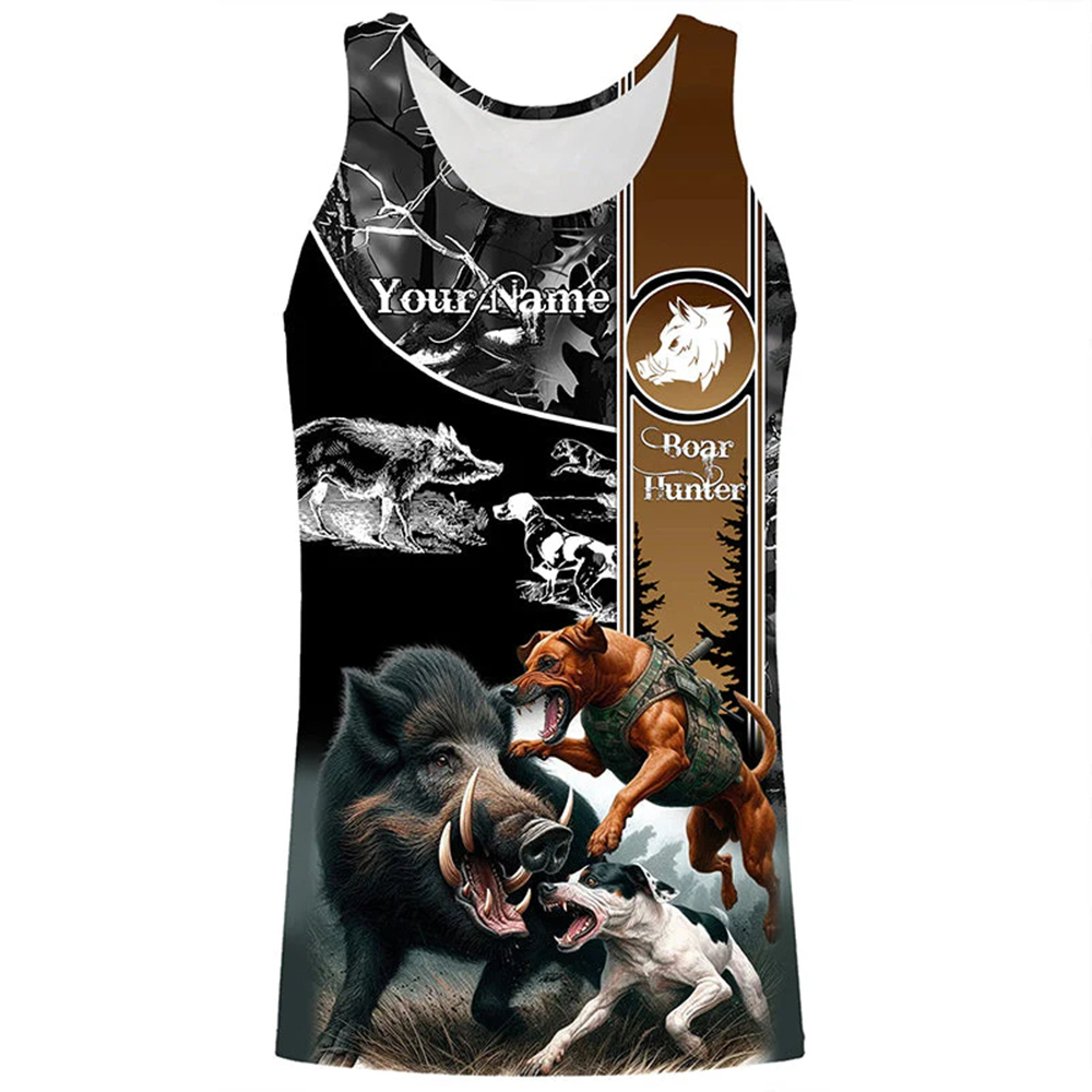 Custom Name Boar Hunter Tank T - Wildman Hunting & Outdoor Polokwane Photos 评论和价格
