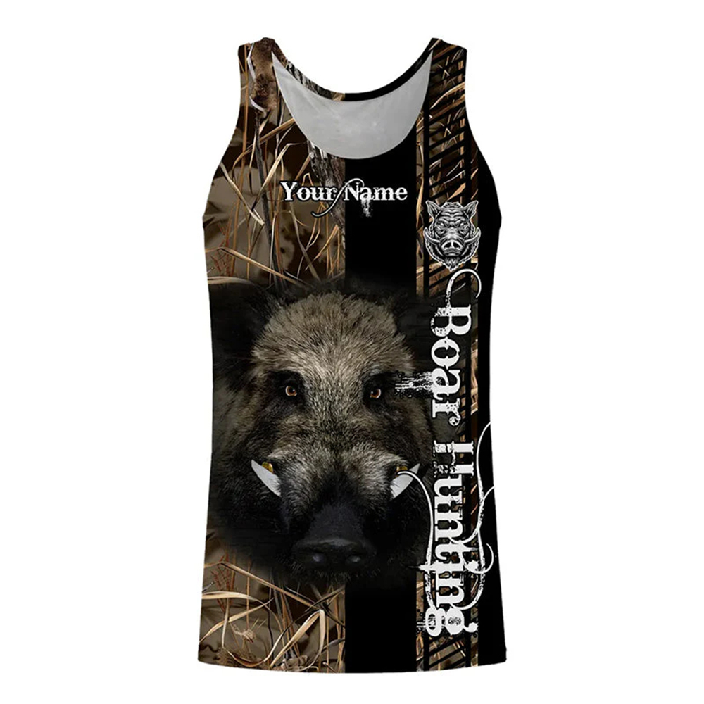 Custom Name Boar Hunter Tank T - Wildman Hunting & Outdoor Polokwane Photos 评论和价格
