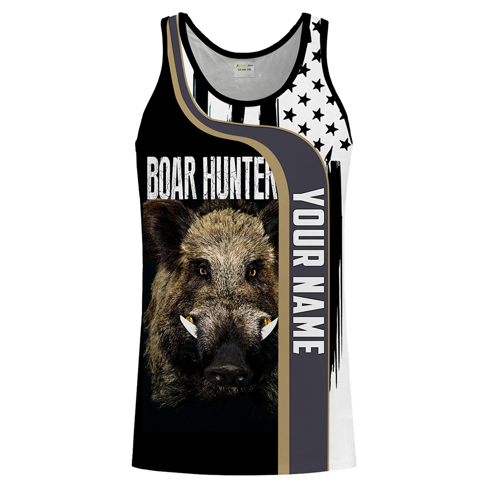 Custom Name Boar Hunter Tank T - Wildman Hunting & Outdoor Polokwane Photos 评论和价格