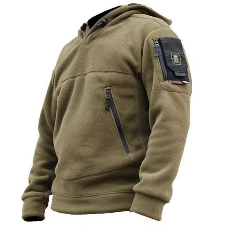 Men Winter Thermal Fleece Outd - Outdoor Hunting Hoodie 评论和价格