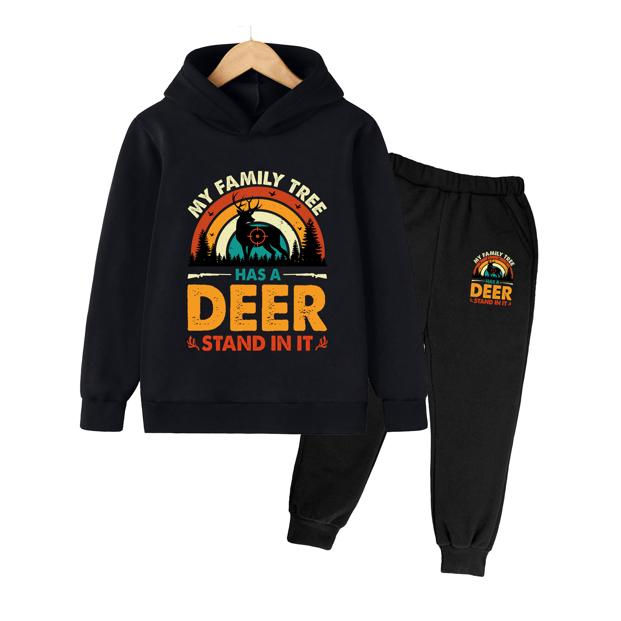 Kids Hoodie & Sweatpants Set,  - Outdoor Hunting Hoodie 评论和价格