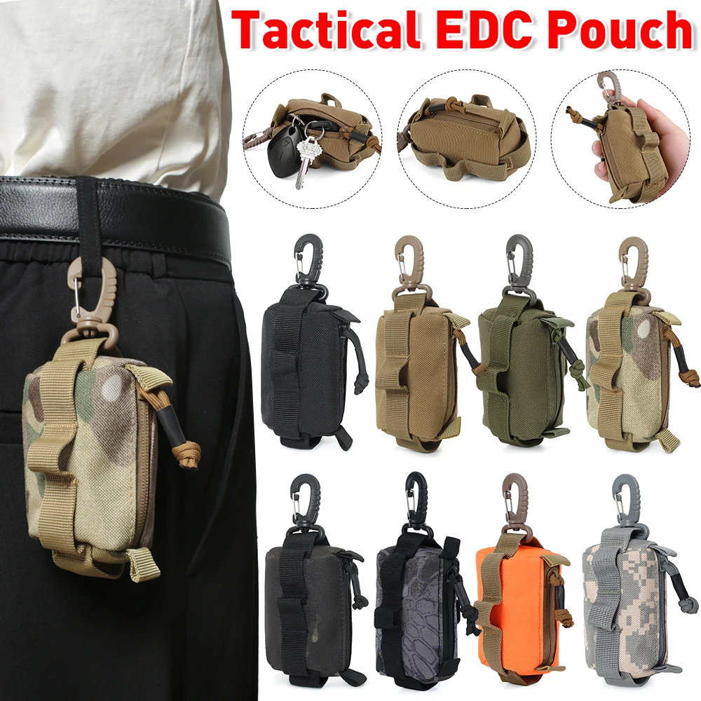 Tactical EDC Pouch Zipper Key  - Hunting Outdoors Card 评论和价格