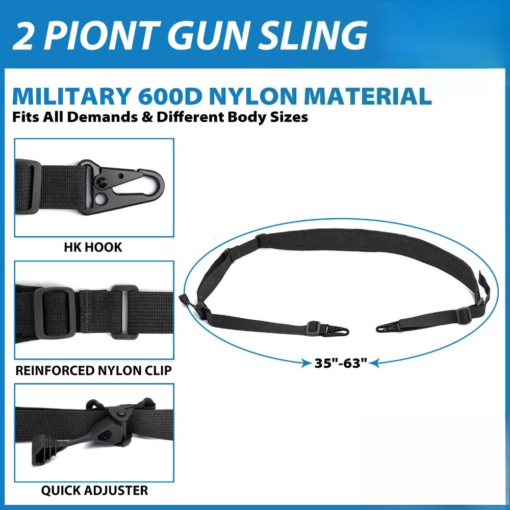 Tactical 2 Point Rifle Sling Q - Outdoor Hunting Rifle 评论和价格