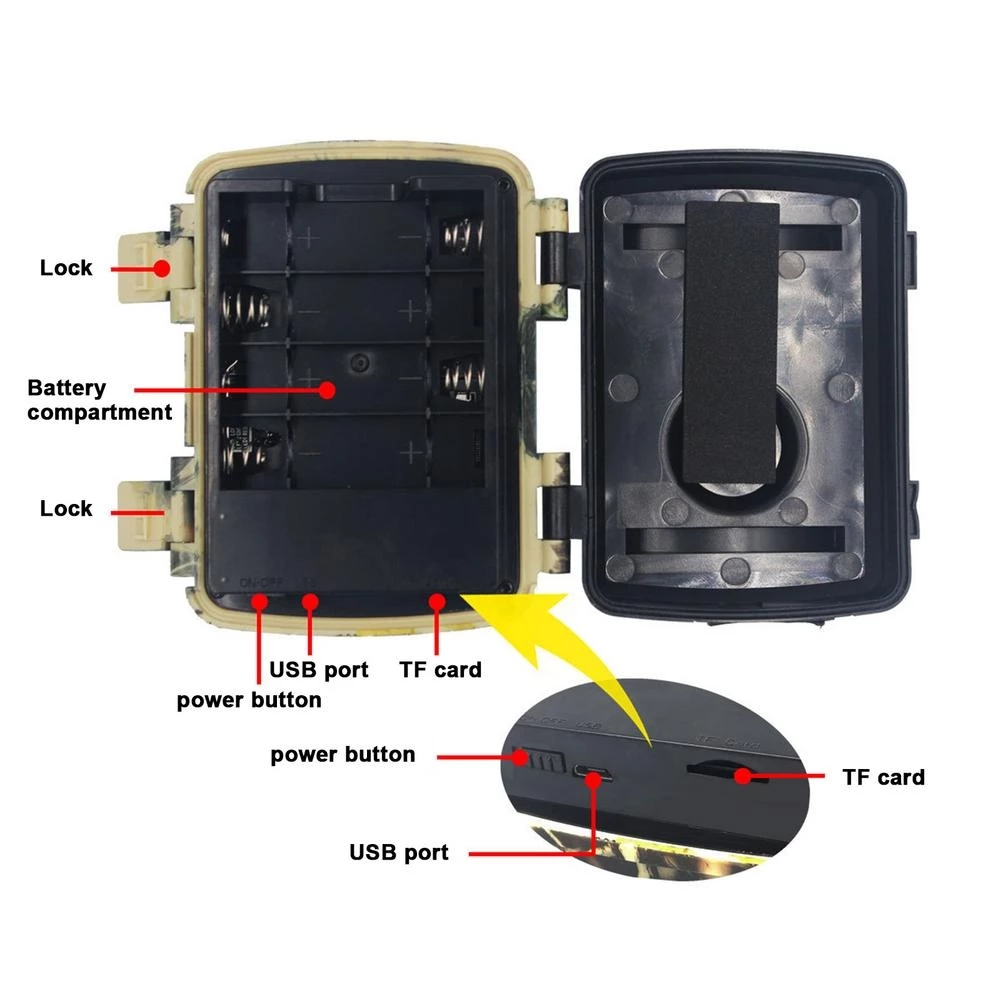 Mini Trail Hunting Camera PIR  - Hunting Outdoor Camera 评论和价格