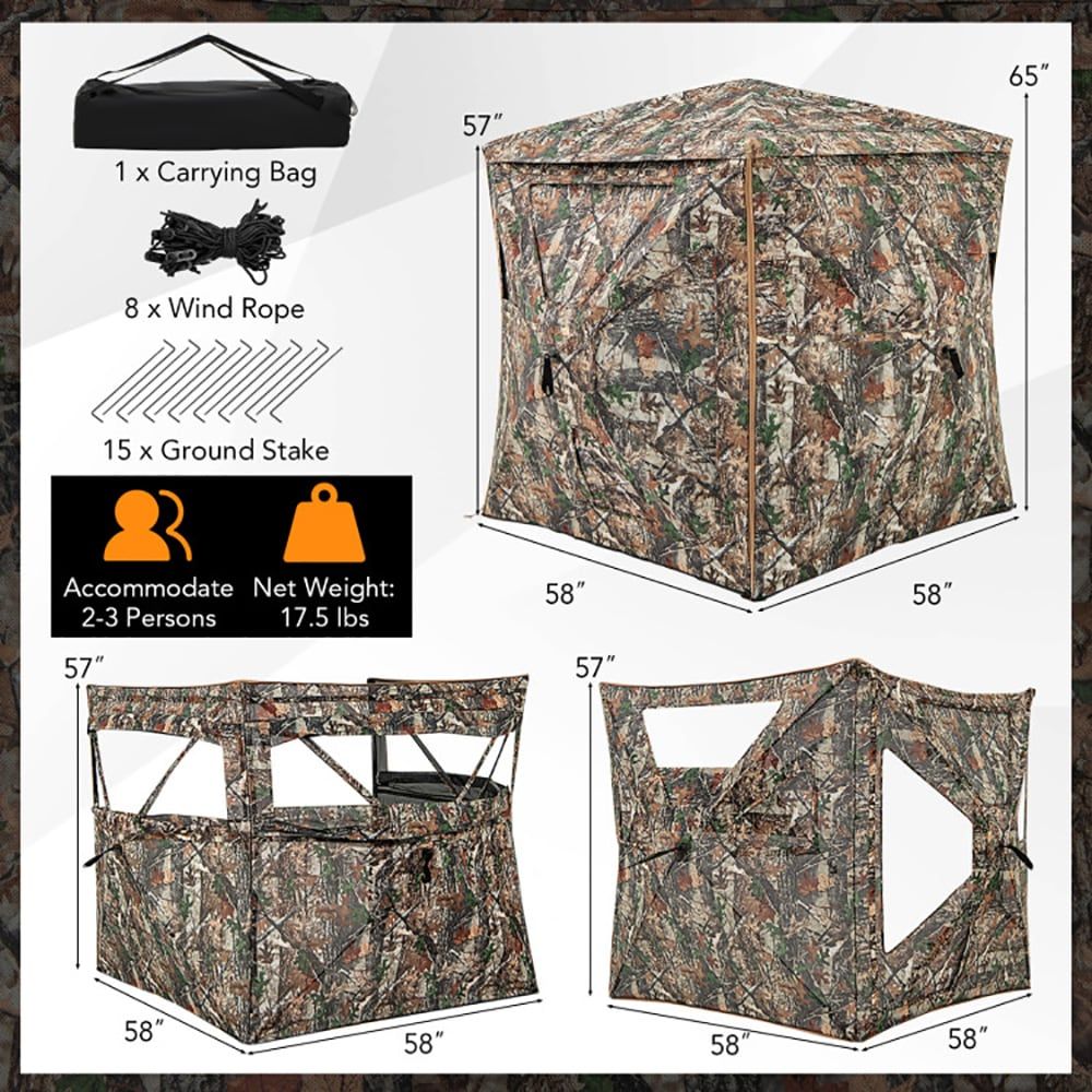 5-in-1 Detachable Hunting Blin - Hunting & Outdoor Supplies Photos 评论和价格