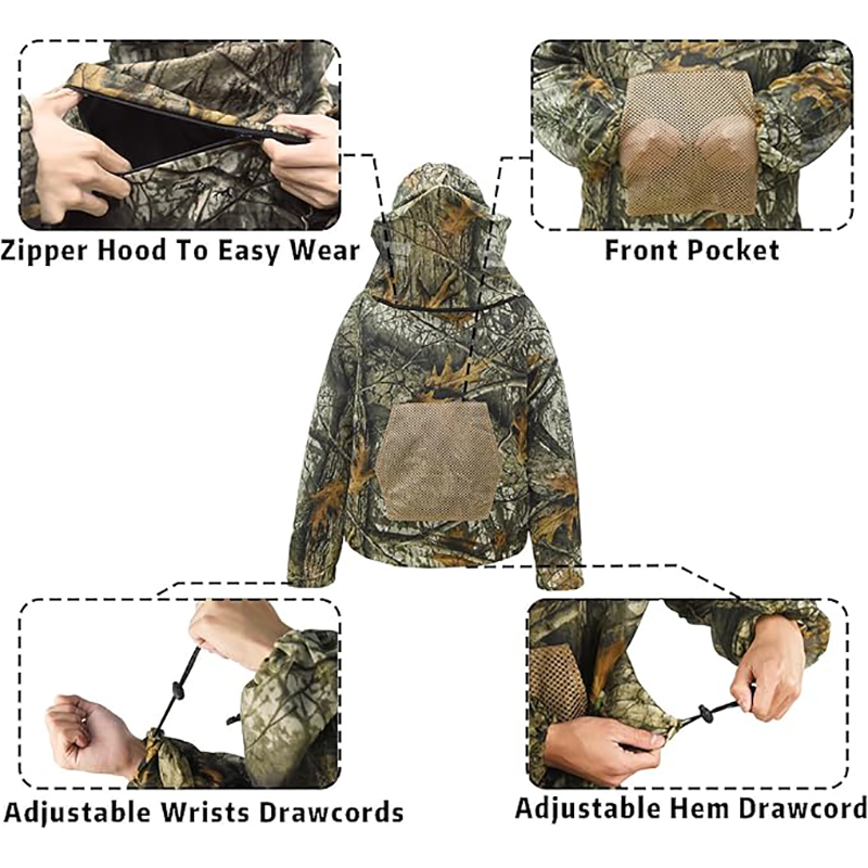 Fishing Beekeeping Anti-Mosqui - Outdoor Hunting Hoodie 评论和价格