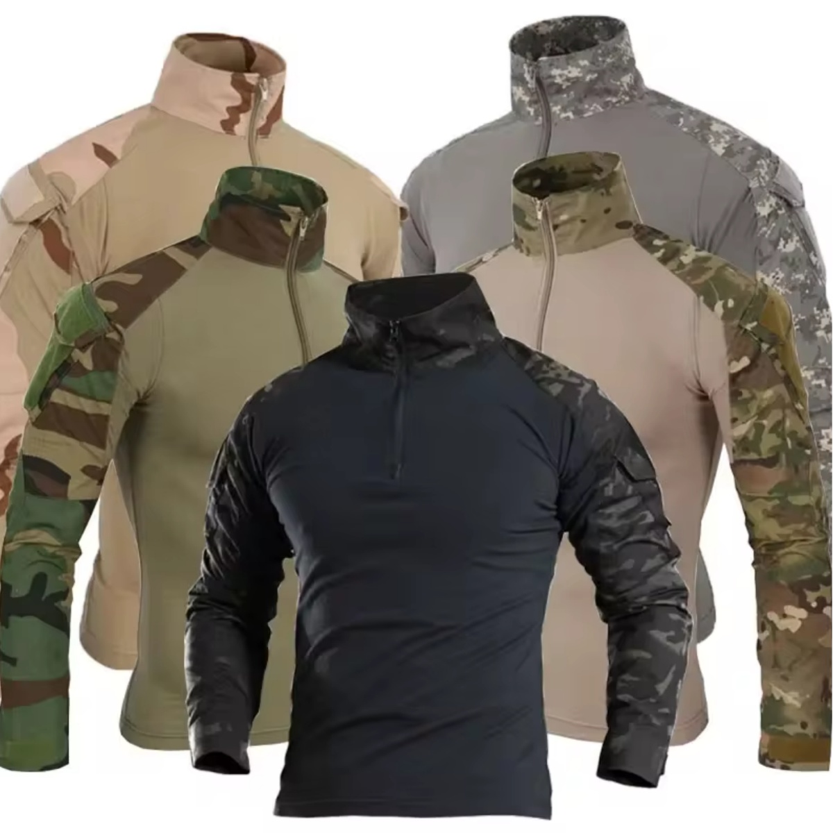 Men'sOutdoor Tactical Hiking T - Outdoor Hunting T Shirts 评论和价格