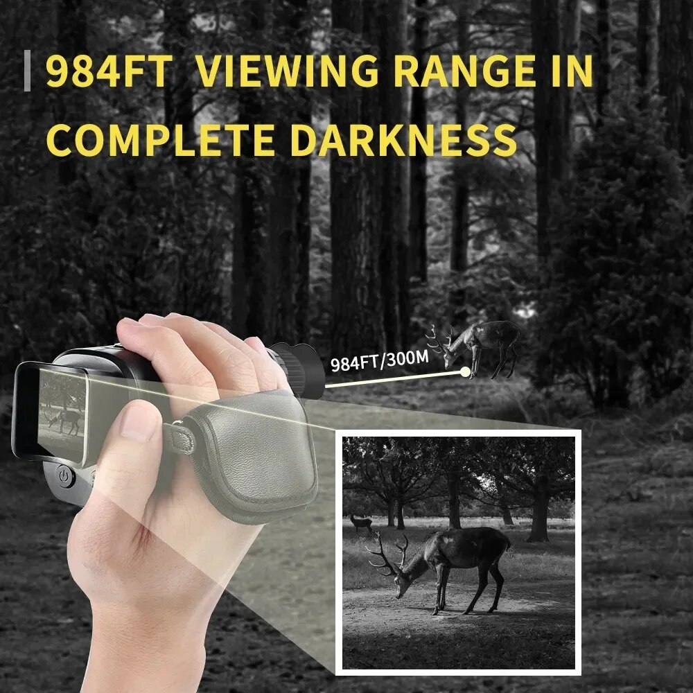 Monocular Night Vision Device  - Hunting Outdoor Camera 评论和价格