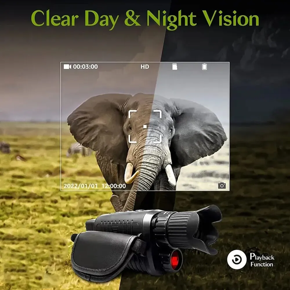 Monocular Night Vision Device  - Hunting Outdoor Camera 评论和价格