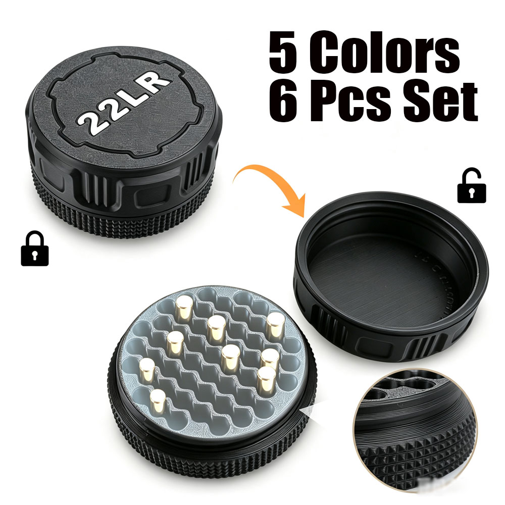 6Pcs Ammo Storage Box .22LR 55 - Hunting & Outdoor Supplies Photos 评论和价格