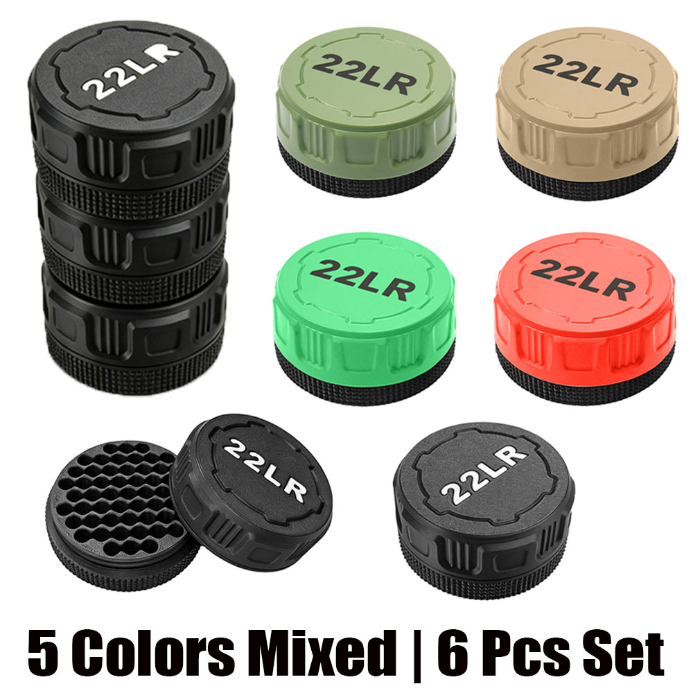 6Pcs Ammo Storage Box .22LR 55 - Hunting & Outdoor Supplies Photos 评论和价格