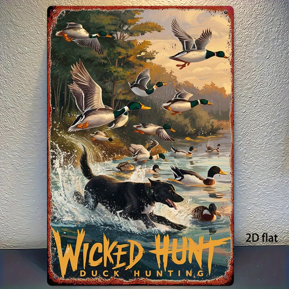 2D Flat Vintage Hunting Duck M - Wildman Hunting & Outdoor Polokwane Photos 评论和价格