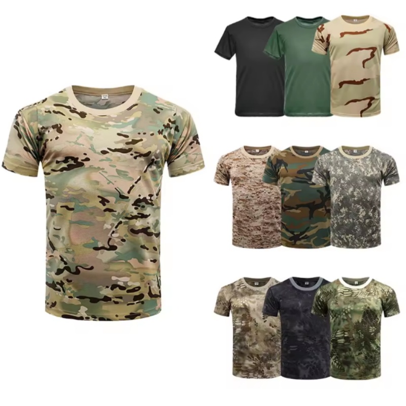 Outdoor Sports Men T-Shirts 3D - Outdoor Hunting T Shirts 评论和价格