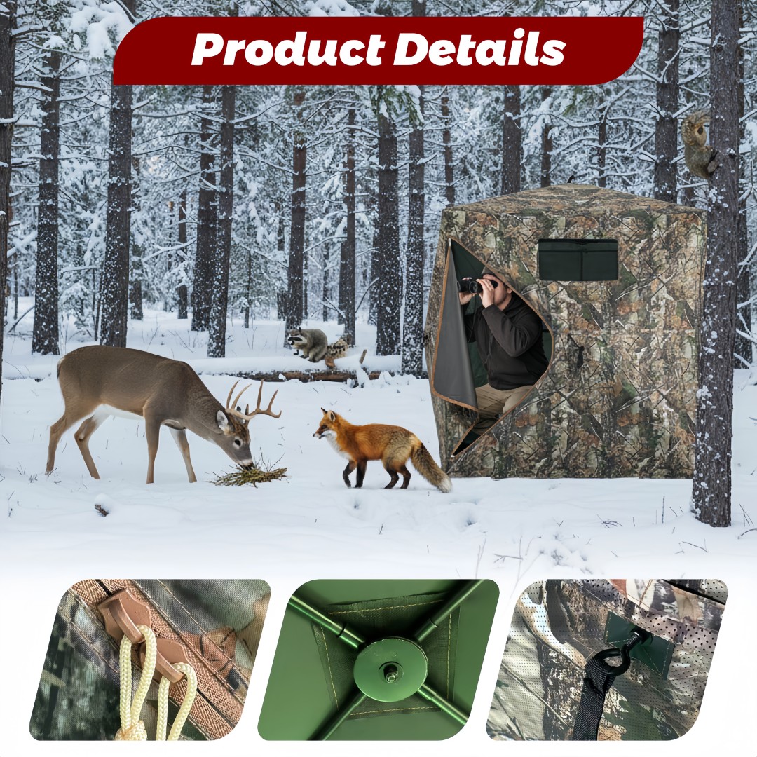 Camouflage Pop-Up Hunting Blin - Hunting & Outdoor Supplies Photos 评论和价格