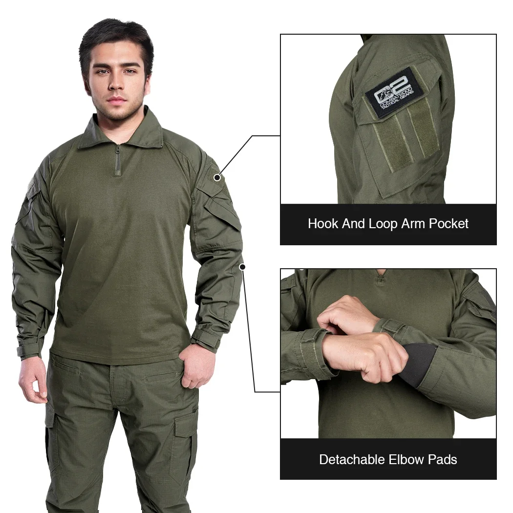Tactical Shirts G3 Combat Shir - Outdoor Hunting T Shirts 评论和价格